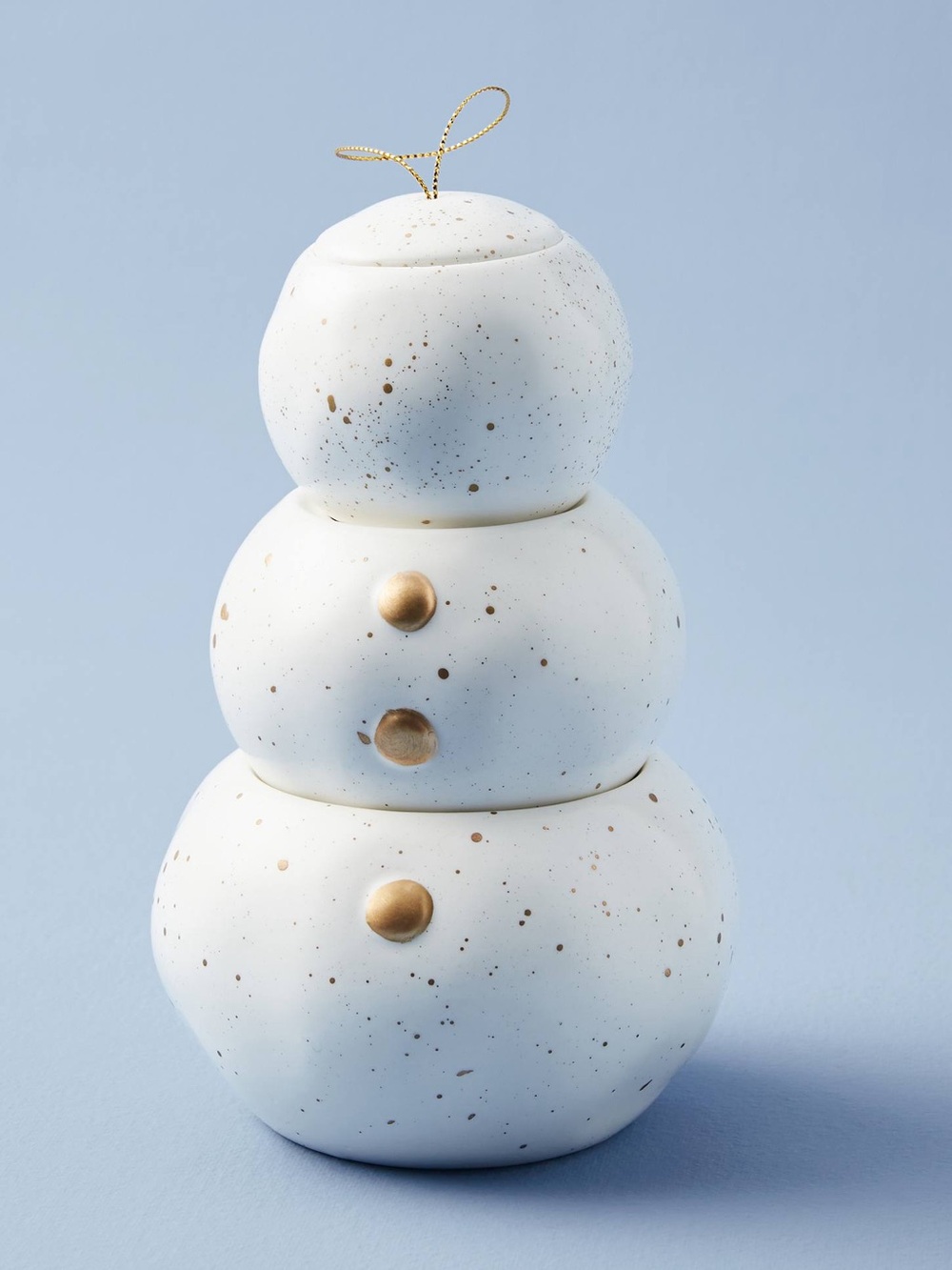 Capri Blue Stackable Snowman Candle Anthropologie